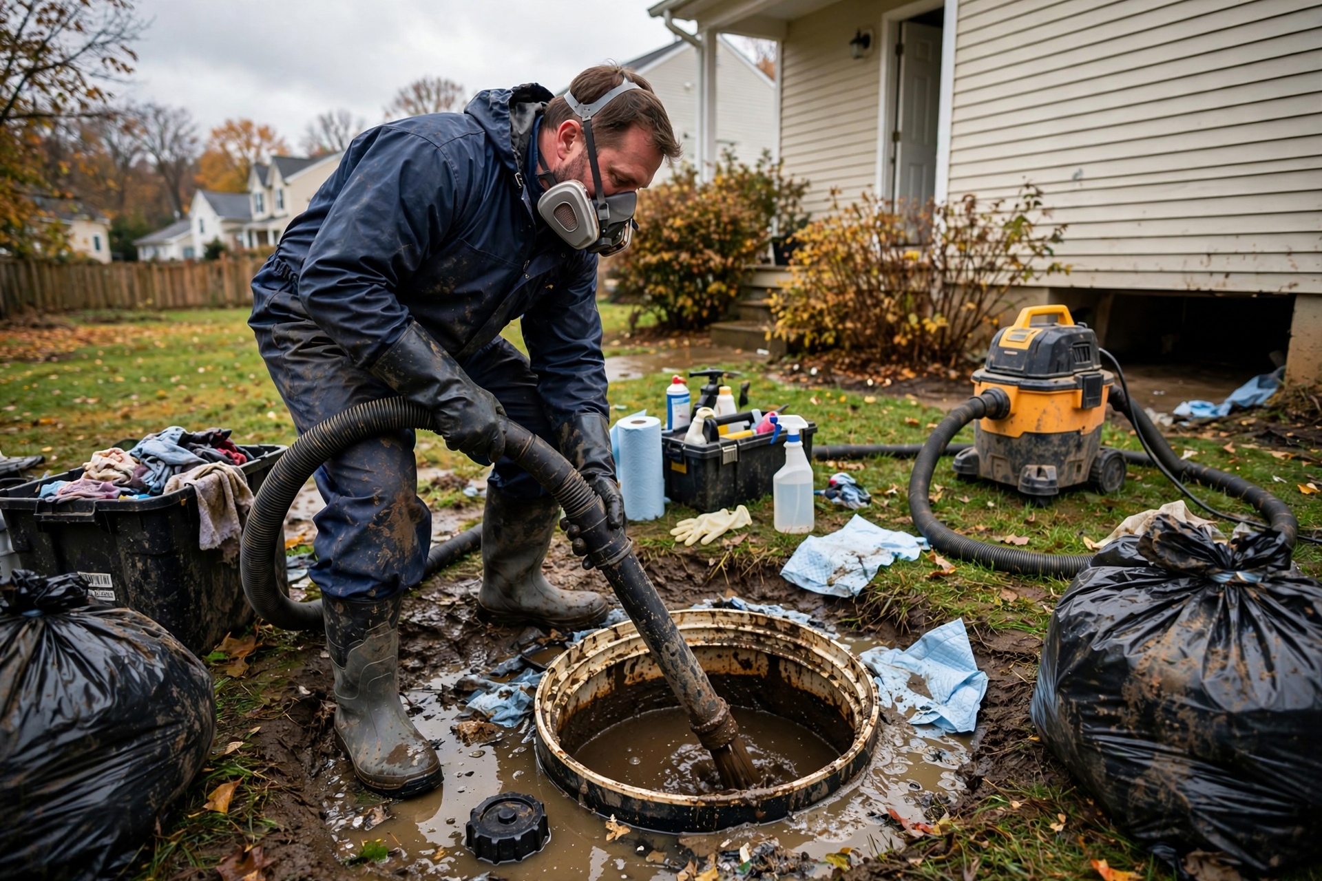 Septic Backup Cleanup in Odenton, MD