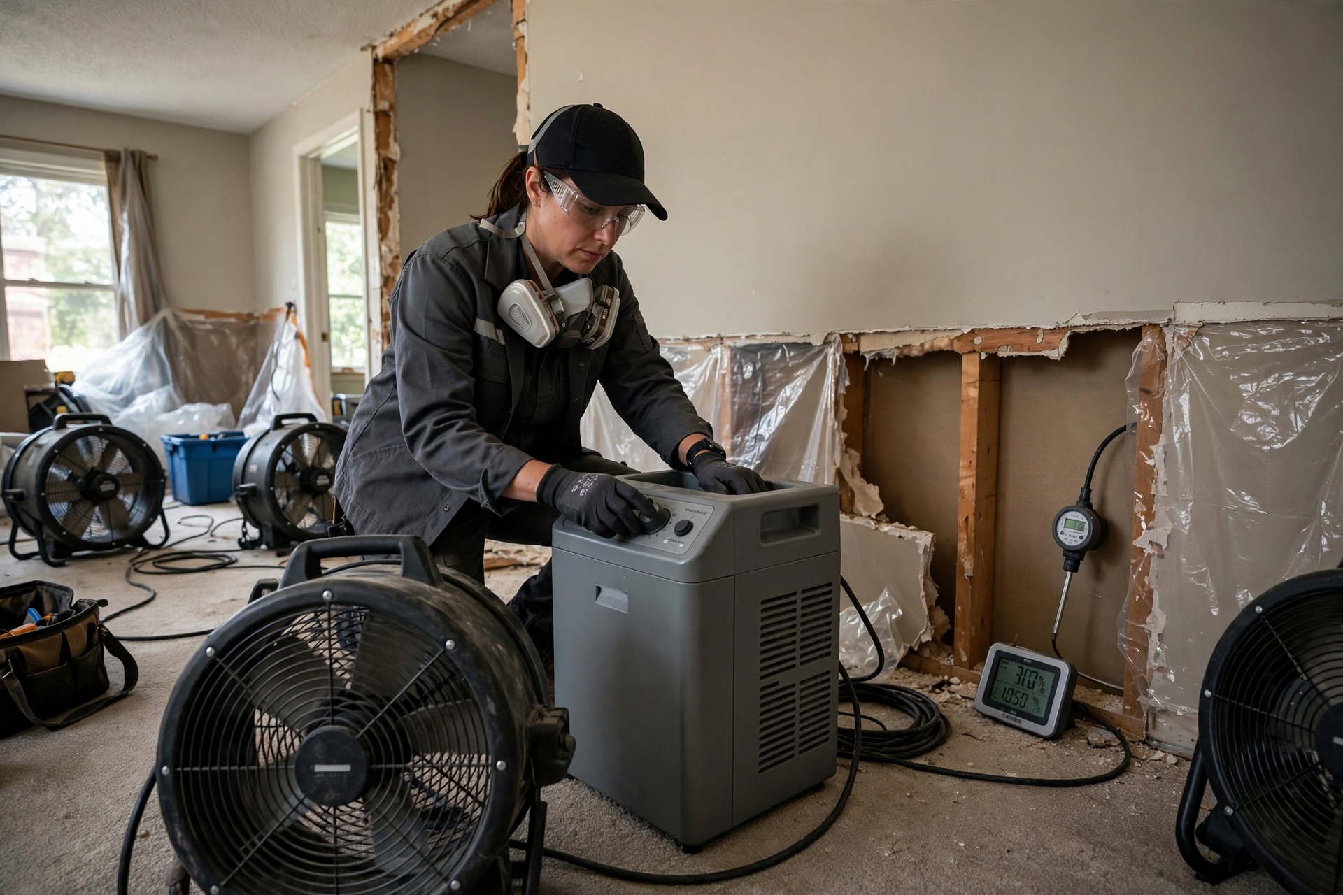 Structural Drying and Dehumidification in Odenton, MD